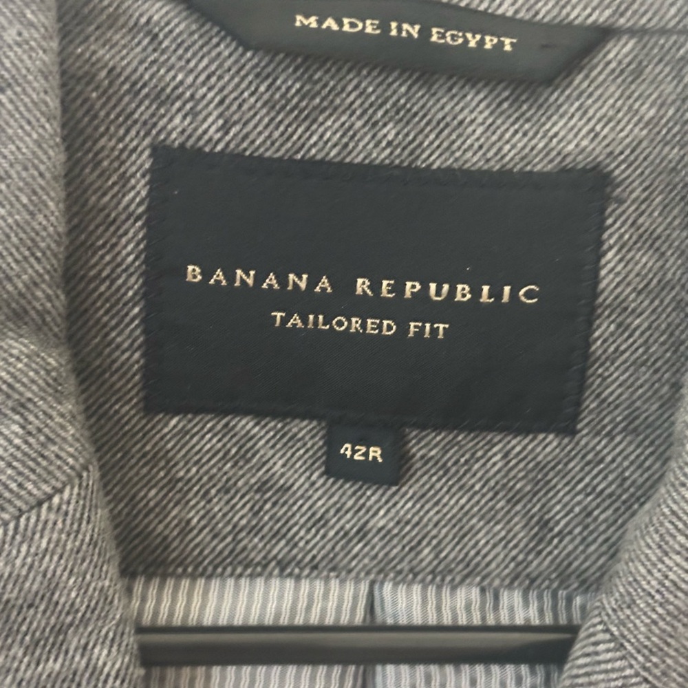 Banana Republic Charcoal Men's Blazer - Picture 2 of 3